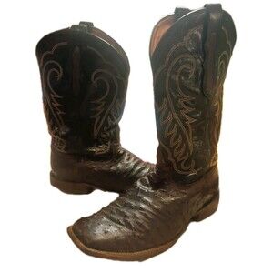 Tony Lama | Shoes | Tony Lama Size 2d Black Pampas Leather | Poshmark